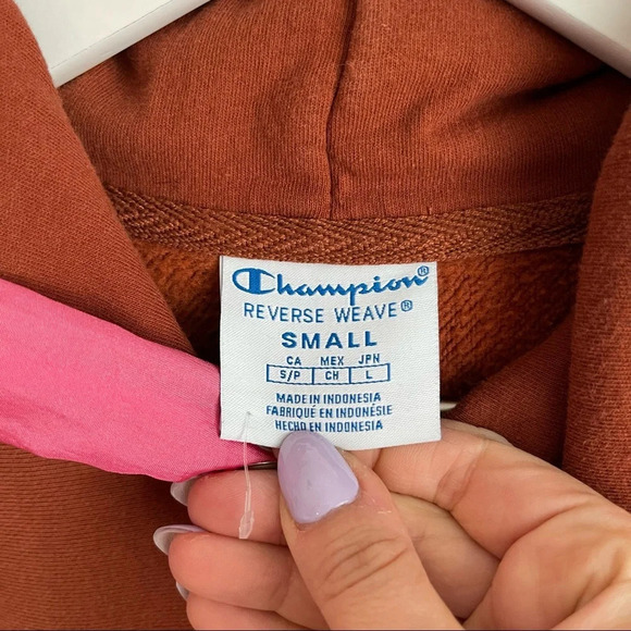 Champion X UO Exclusive Colorblock Nylon Reverse Weave Hoodie Sweatshirt small - Picture 3 of 6